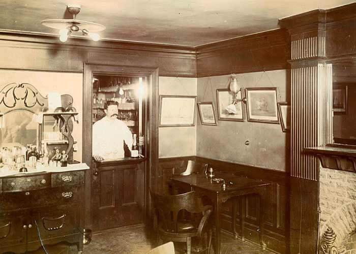 The bar in the Madison Ave. Clubhouse