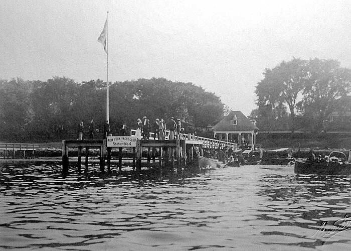Station 4 in New London, Conn. At one point, the NYYC had 11 stations